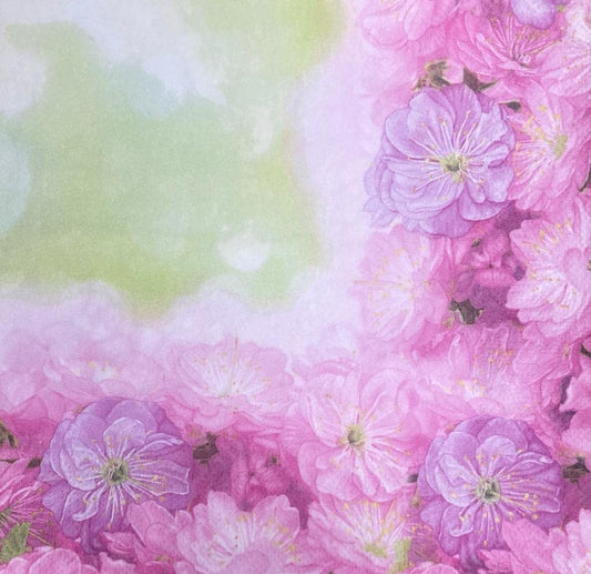 Flowers Paper Luncheon Napkins 20 Pack #5186