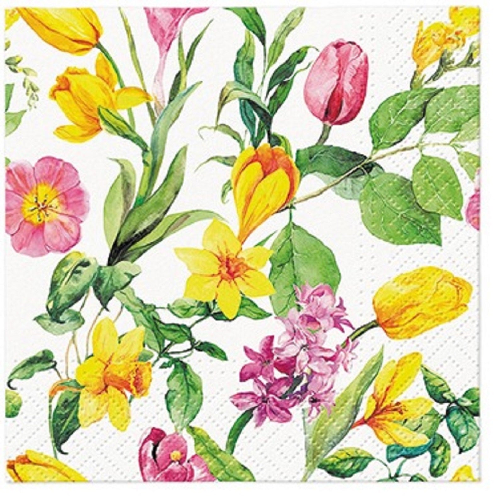 Flowers Paper Luncheon Napkins 20 Pack #5210