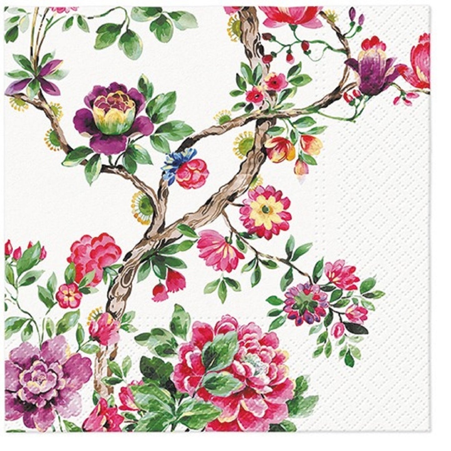 Flowers Paper Luncheon Napkins 20 Pack #5211