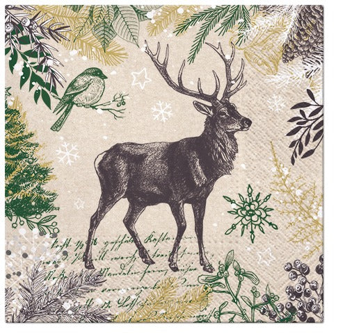 Christmas Paper Luncheon Napkins 20 Pack #2111