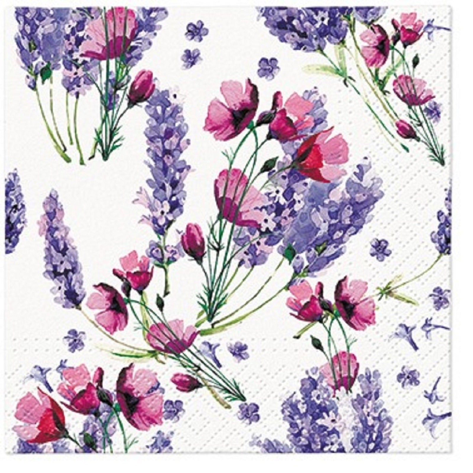 Flowers Paper Luncheon Napkins 20 Pack #5214