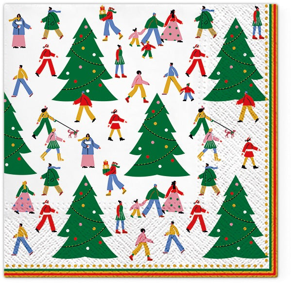 Christmas Paper Luncheon Napkins 20 Pack #2211