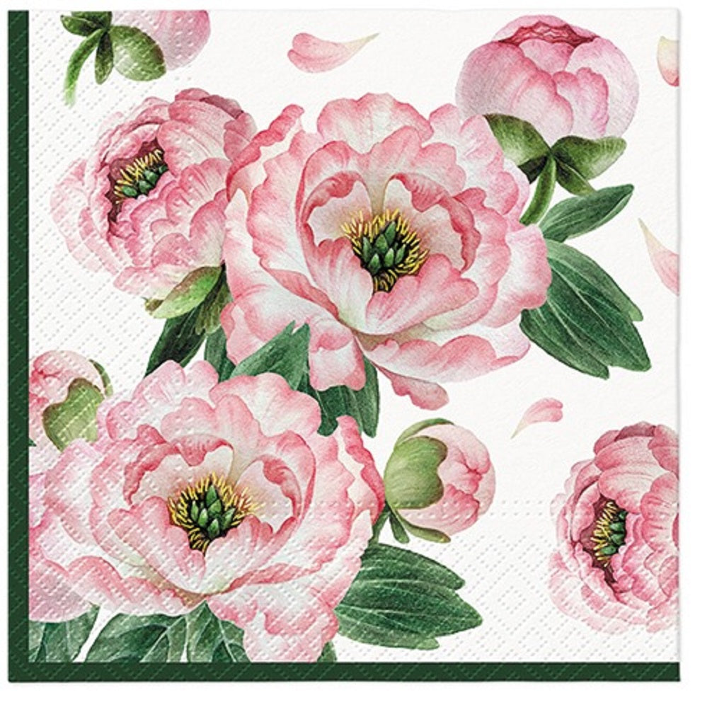 Flowers Paper Luncheon Napkins 20 Pack #5227