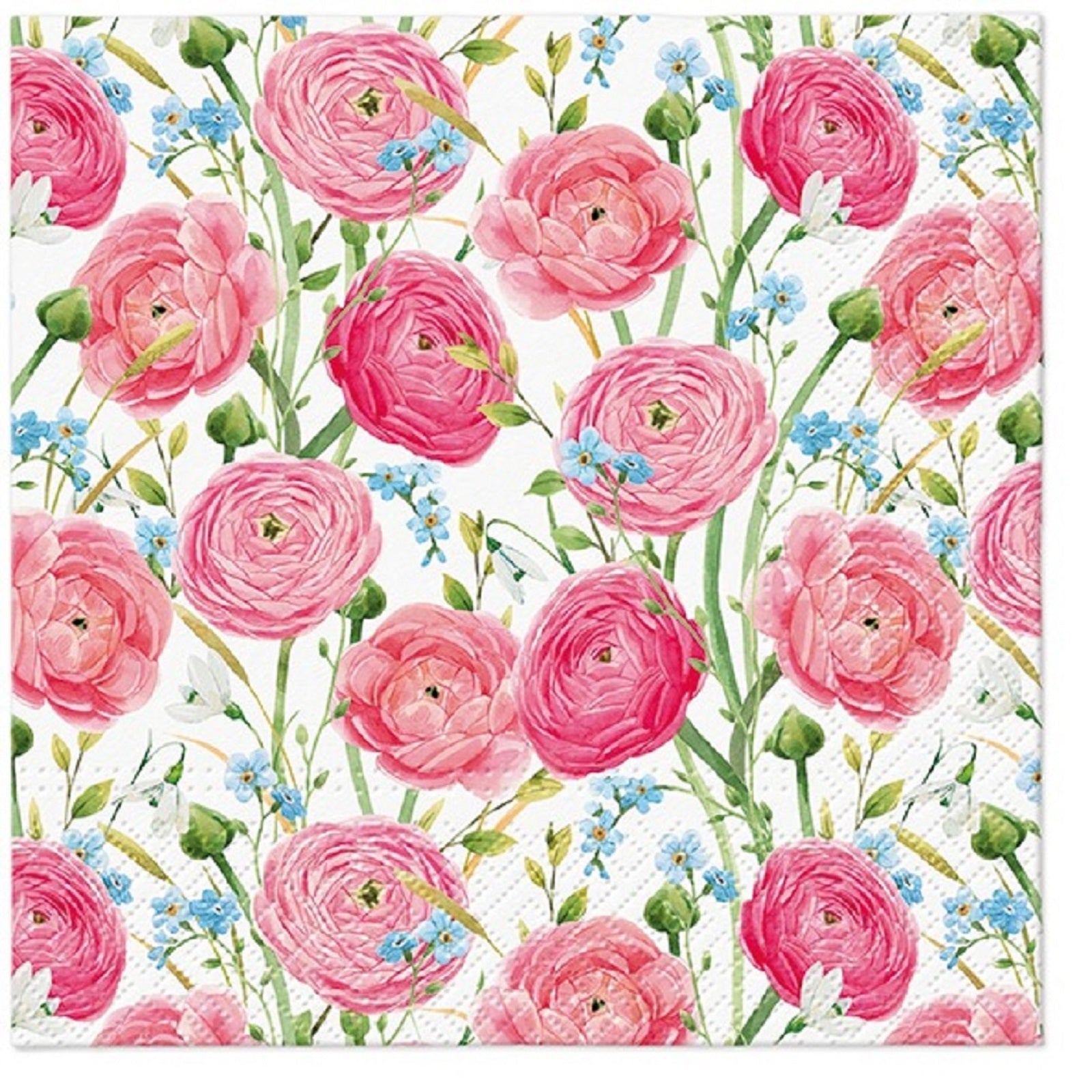 Flower Paper Luncheon Napkins 20 Pack #5238