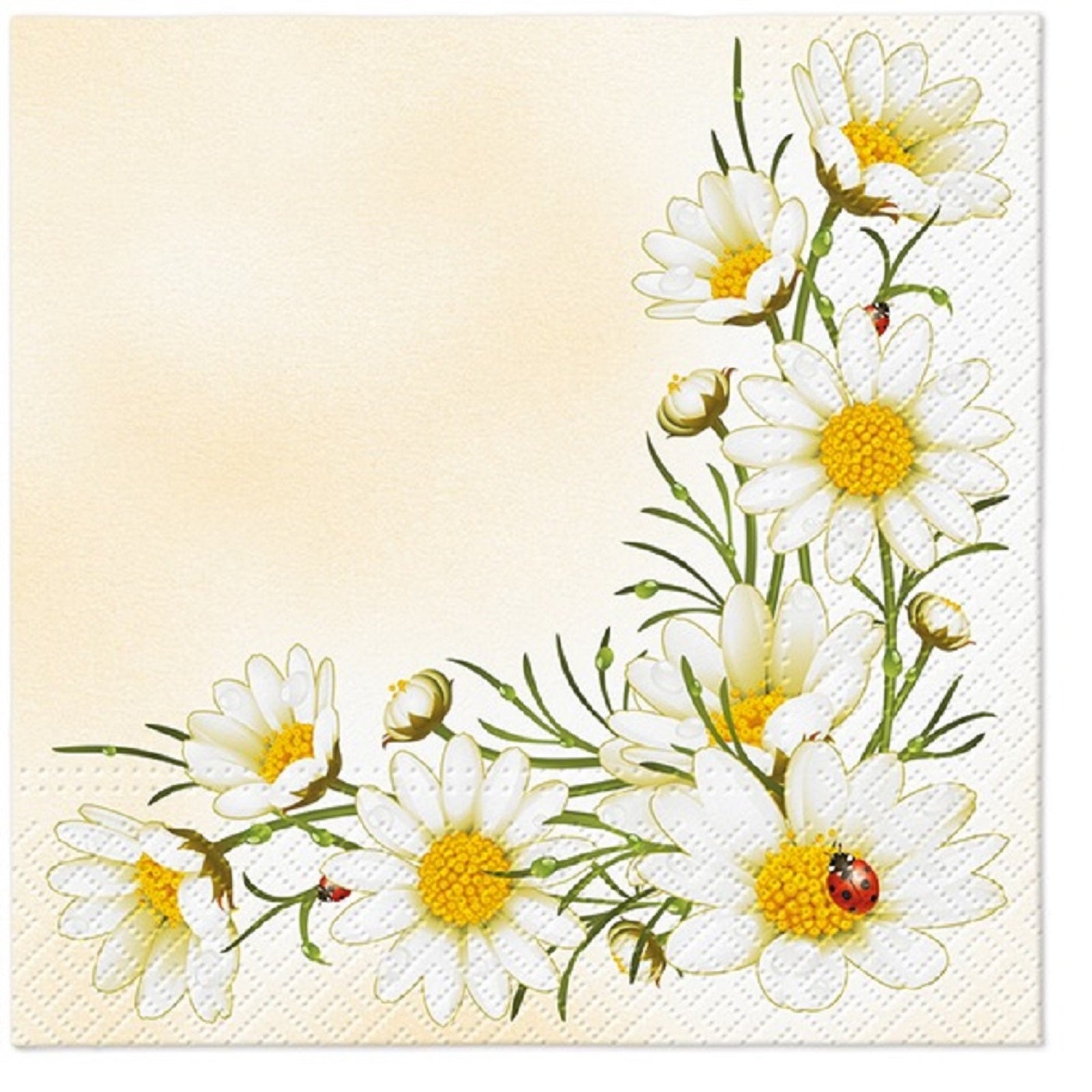 Flowers Paper Luncheon Napkins 20 Pack #5202