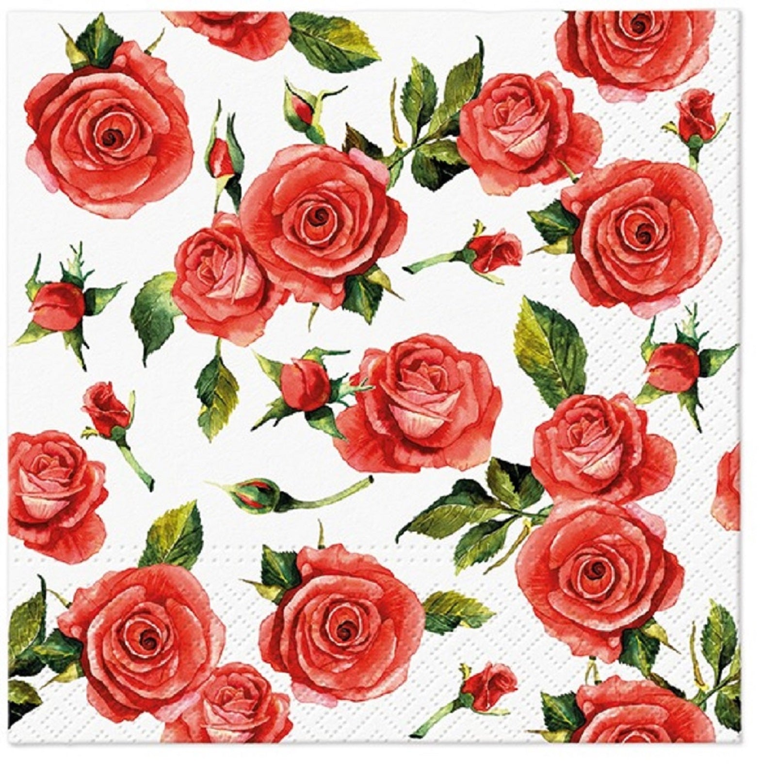 Flowers Paper Luncheon Napkins 20 Pack #5204