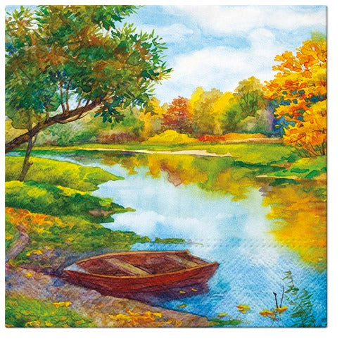 River Paper Luncheon Napkins 20 Pack #6100