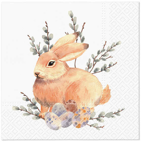 Easter Napkins Holiday Bunny Decorative Paper Decoupage Napkin #3025