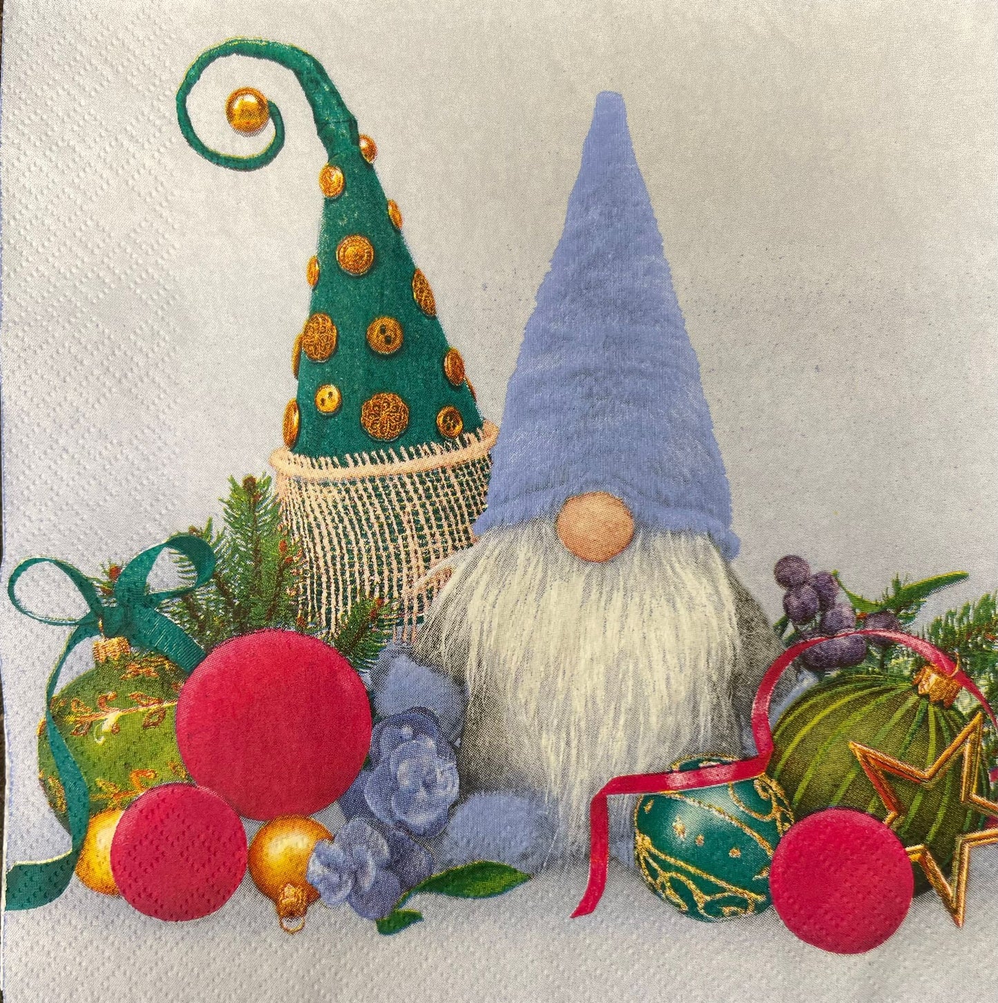 Christmas Gnome Paper Luncheon Napkins 20 Pack #2002