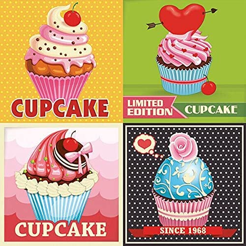 Cupcake Paper Luncheon Napkins 20 Pack #6046