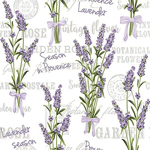 Lavender Paper Luncheon Napkins 20 Pack #5165