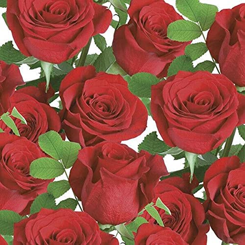 Rose Paper Luncheon Napkins 20 Pack #5167
