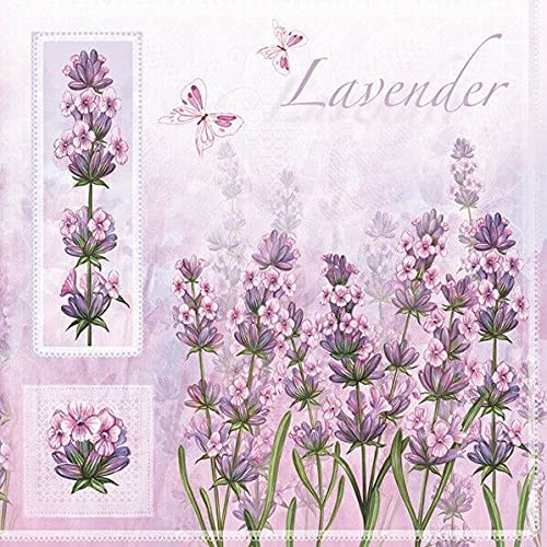Flowers Paper Luncheon Napkins 20 Pack #5060