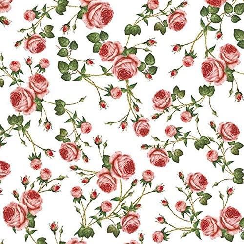 Flowers Paper Luncheon Napkins 20 Pack #5108