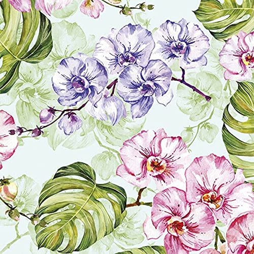 Flowers Paper Luncheon Napkins 20 Pack #5098