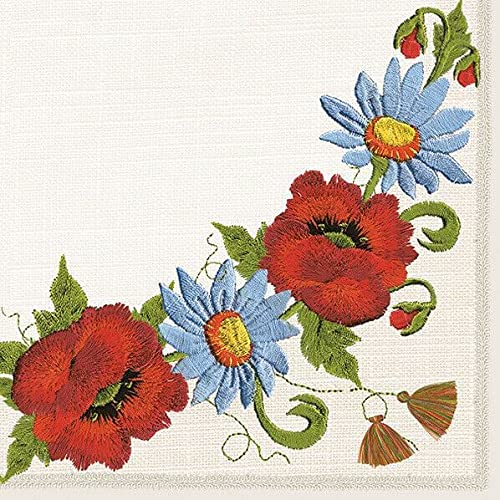 Flowers Paper Luncheon Napkins 20 Pack #5051