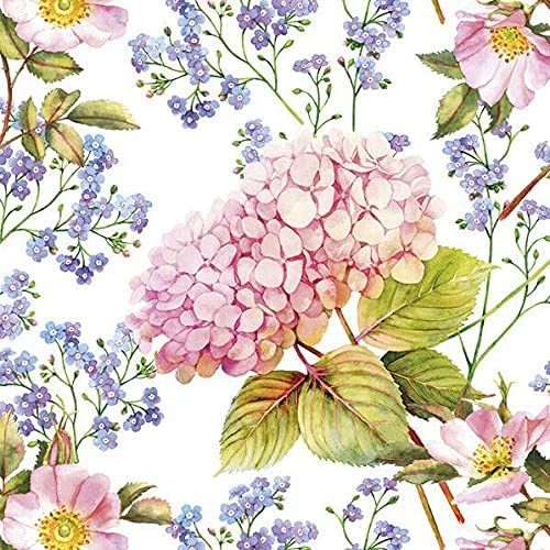 Flower Paper Luncheon Napkins 20 Pack #5164