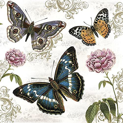 Butterfly Paper Luncheon Napkins 20 Pack #1044