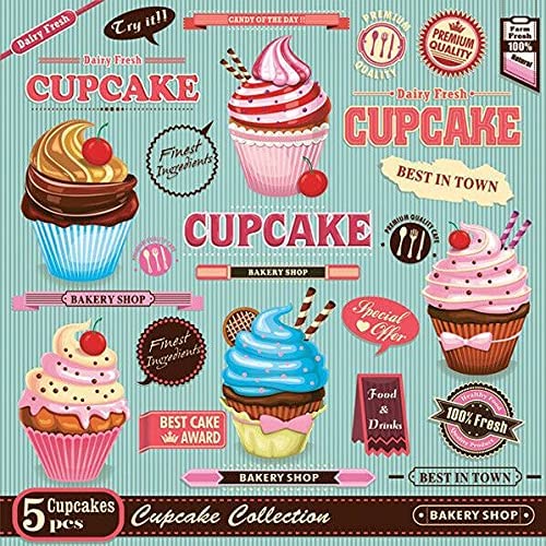 Cupcakes Paper Luncheon Napkins 20 Pack #6012