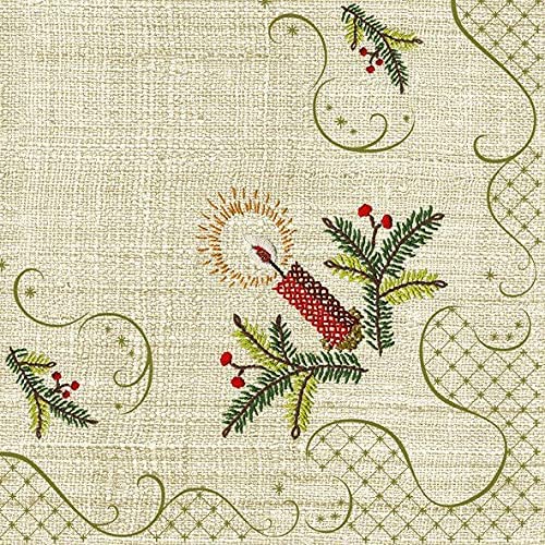 Poinsettia Paper Luncheon Napkins 20 Pack #2146