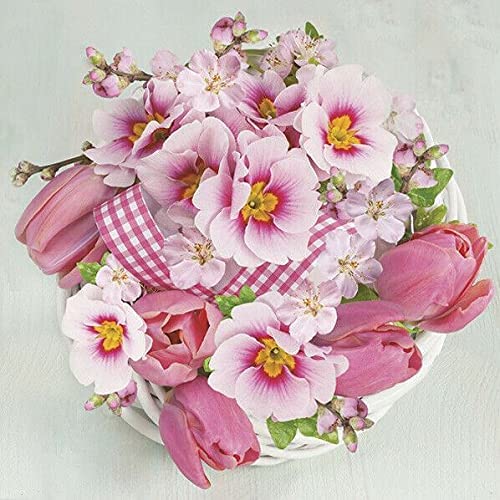 Flowers Paper Luncheon Napkins 20 Pack #5088