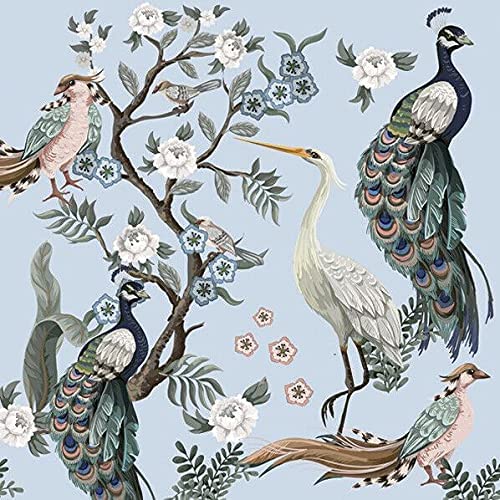 Peacock Paper Luncheon Napkins 20 Pack #1034