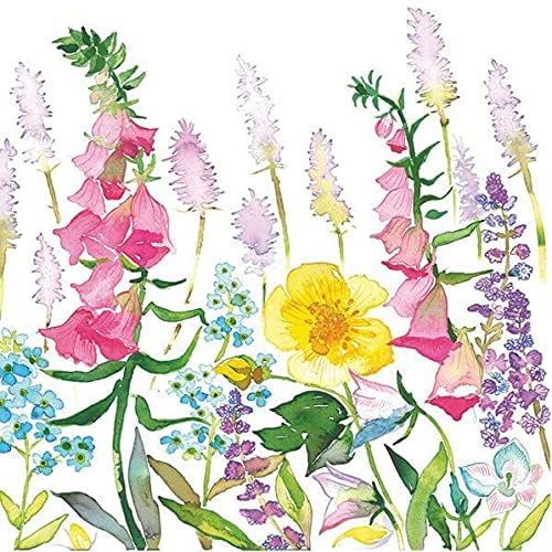 Flowers Paper Luncheon Napkins 20 Pack #5071