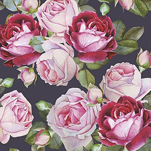 Flowers Paper Luncheon Napkins 20 Pack #5068