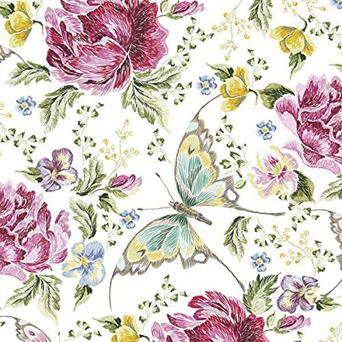 Flowers Paper Luncheon Napkins 20 Pack #5067