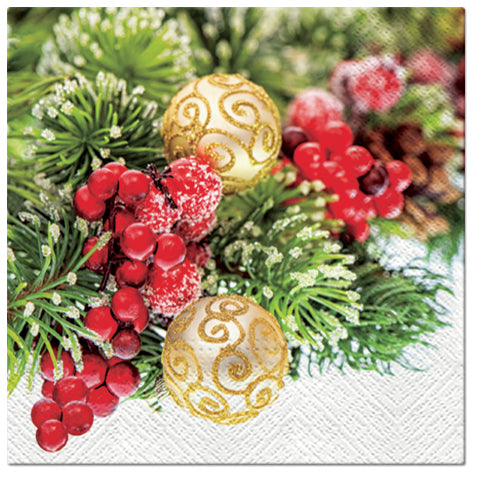 Christmas Paper Luncheon Napkins 20 Pack #2041