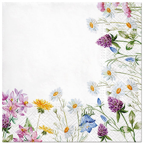 Flower Paper Luncheon Napkins 20 Pack #5028