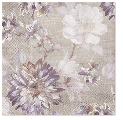 Flowers Paper Luncheon Napkins 20 Pack #5123