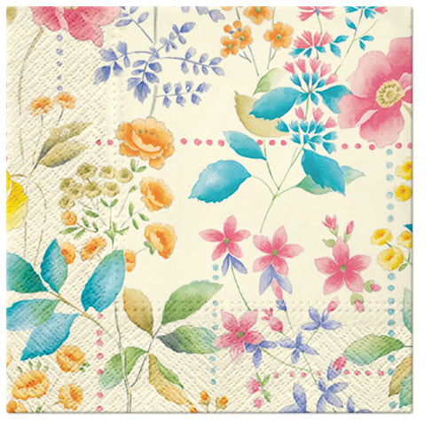 Flower Paper Luncheon Napkins 20 Pack #5176