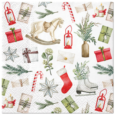 Christmas Paper Luncheon Napkins 20 Pack #2043