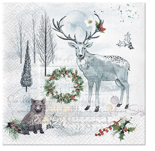 Animal Paper Luncheon Napkins 20 Pack #1012