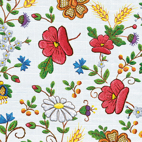 Flower Paper Luncheon Napkins 20 Pack #5017