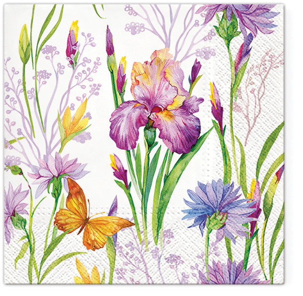Flower Paper Luncheon Napkins 20 Pack #5022