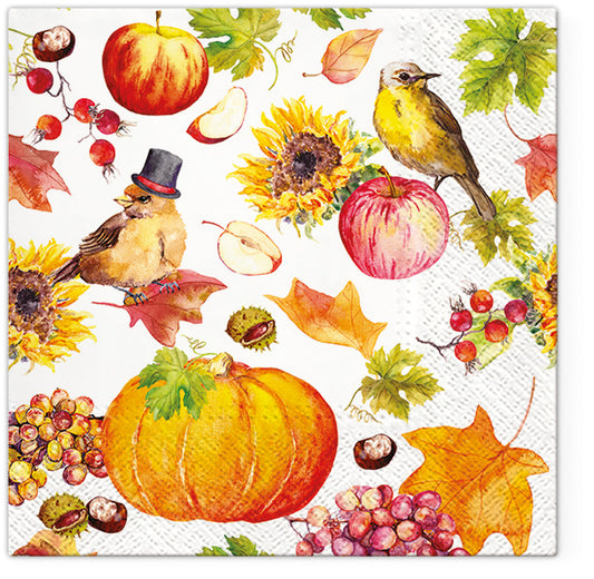 Fall Paper Luncheon Napkins 20 Pack #8011