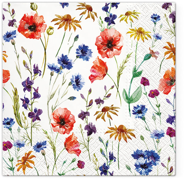 Flowers Paper Luncheon Napkins 20 Pack #5177