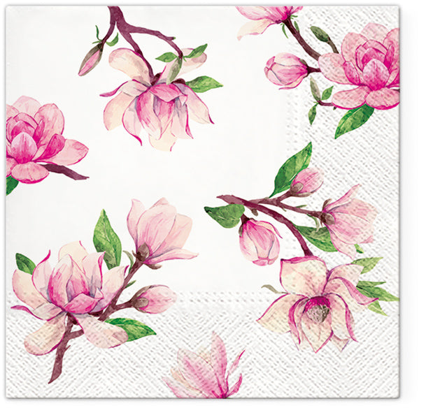 Flowers Paper Luncheon Napkins 20 Pack #5114