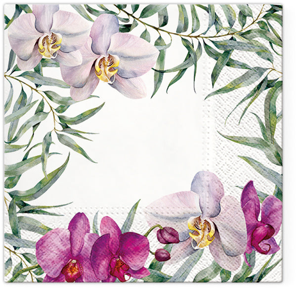 Flowers Paper Luncheon Napkins 20 Pack #5117