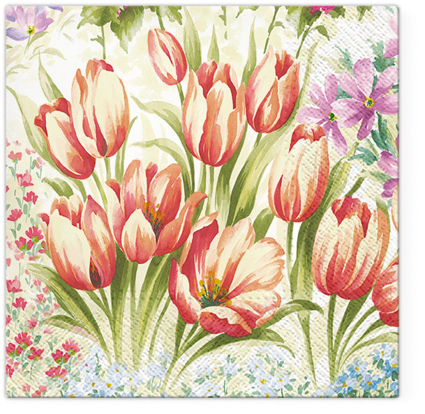 Flower Paper Luncheon Napkins 20 Pack #5020