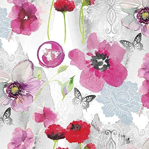 Flowers Paper Luncheon Napkins 20 Pack #5124